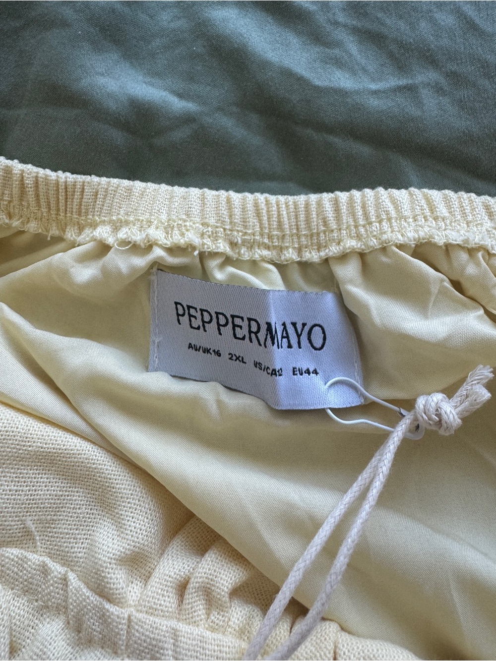 Peppermayo Linen Yellow Maxi Dress - Picture 3 of 4